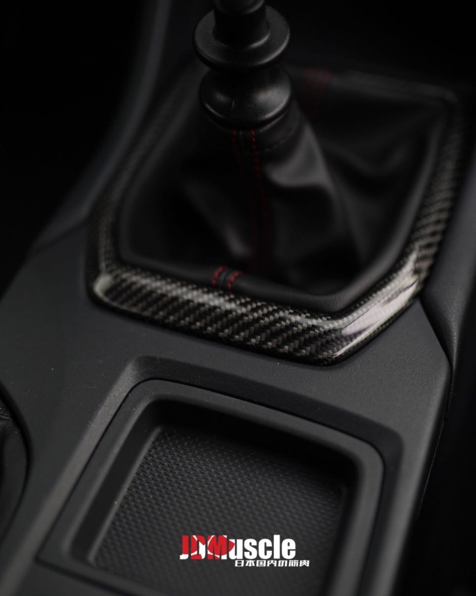 JDMuscle [22-26 WRX] MT Carbon Fiber Shifter Trim Replacement