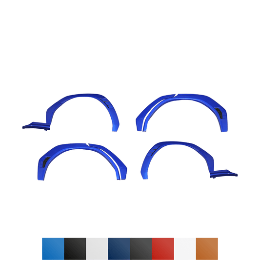 JDMuscle [22-26 WRX] Spec OEM+ Paint Matched Fender Flares