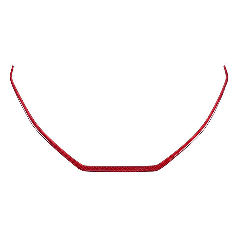 JDMuscle [22-26 WRX] P&S Series Carbon Fiber Center Console Frame Trim | Black Carbon Fiber/ Red Carbon Fiber*Clearance*No Returns*