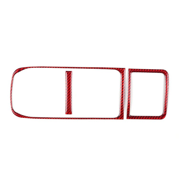 JDMuscle [22-26 WRX] P&S Series Carbon Fiber Cupholder Inner Trim | Black Carbon Fiber/ Red Carbon Fiber*Clearance*No Returns*