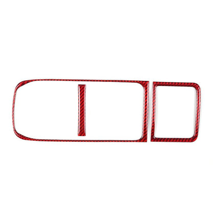 JDMuscle [22-26 WRX] P&S Series Carbon Fiber Cupholder Inner Trim | Black Carbon Fiber/ Red Carbon Fiber*Clearance*No Returns*