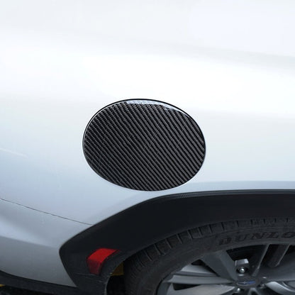 JDMuscle [22-26 WRX] P&S Series Carbon Fiber Fuel Door Cover | Black Carbon Fiber/ Red Carbon Fiber*Clearance*No Returns*