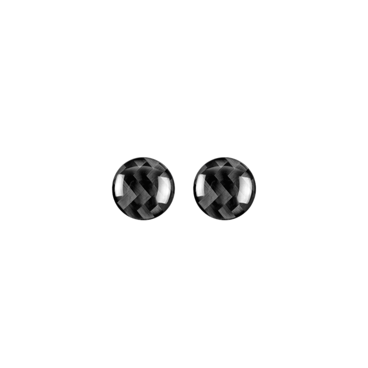 JDMuscle [22-26 WRX] P&S Series Carbon Fiber Infotainment Volume/Tune Buttons Covers 2 PC | Black Carbon Fiber/ Red Carbon Fiber*Clearance*No Returns*