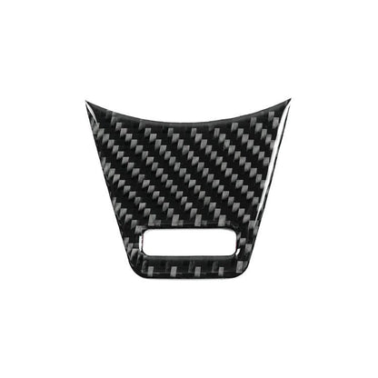 JDMuscle [22-26 WRX] P&S Series Carbon Fiber Steering Wheel Lower Trim Cover | Black Carbon Fiber/ Red Carbon Fiber*Clearance*No Returns*
