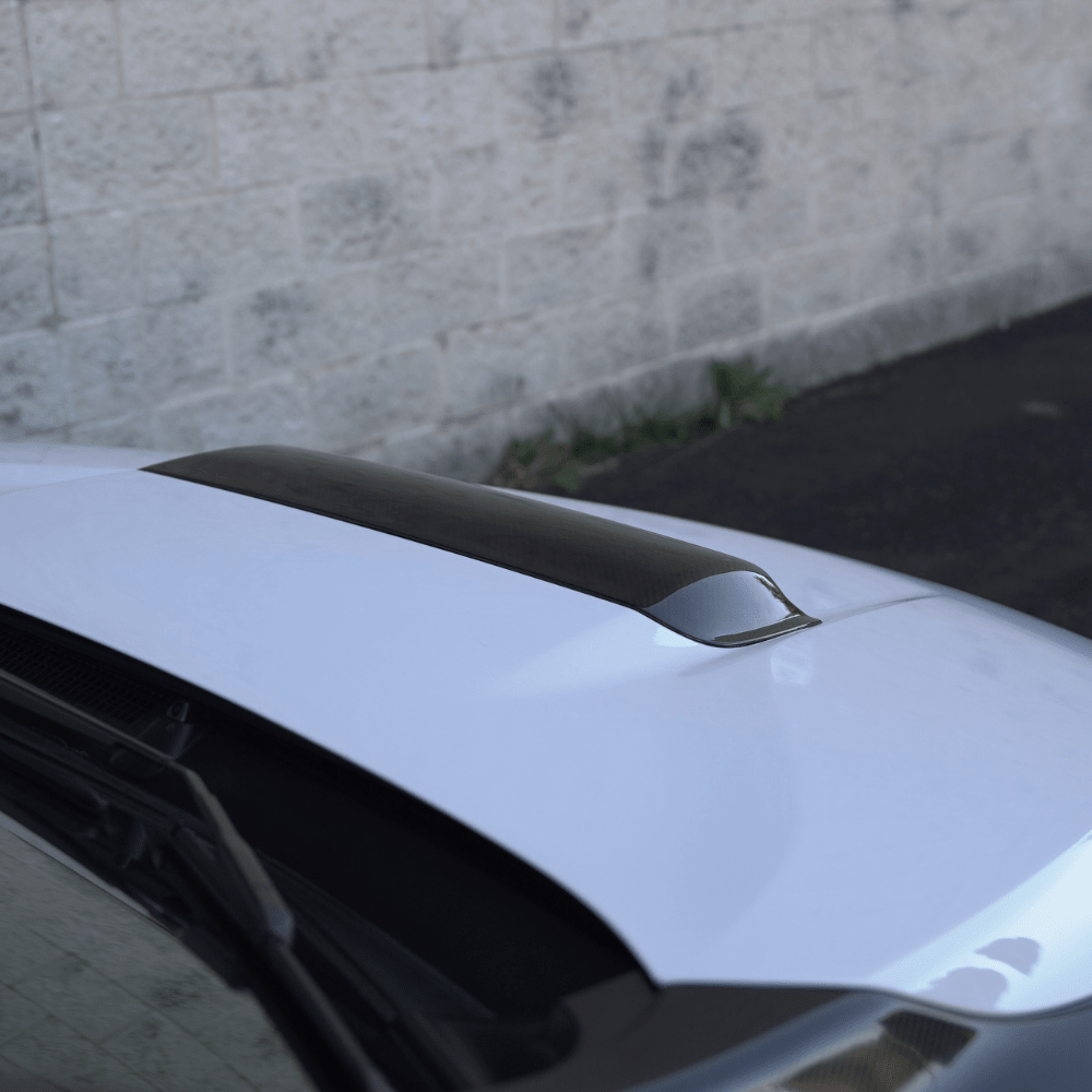 JDMuscle [22-26 WRX] GC8 Style Pre-Preg Carbon Fiber Hood Scoop