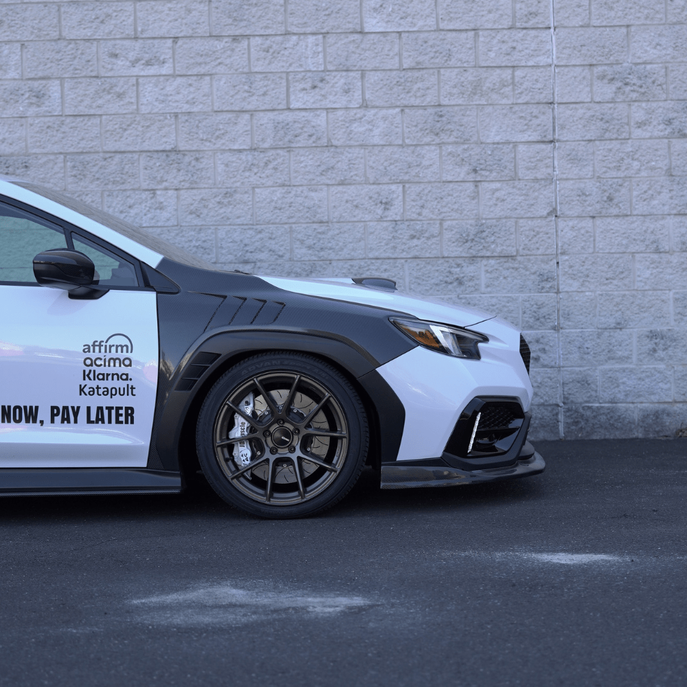 JDMuscle [22-26 WRX] GC8 Style Pre-Preg Carbon Fiber Hood Scoop