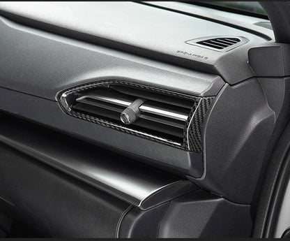 JDMuscle [22-26 WRX] Tanso Pre-preg Carbon Fiber AC Vents Covers 6 PCs