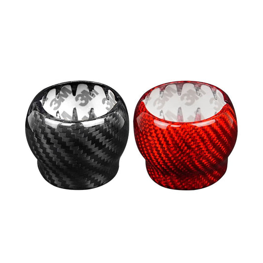 JDMuscle [22-26 WRX] Tanso Pre-preg Carbon Fiber Shift Knob Surround Cover