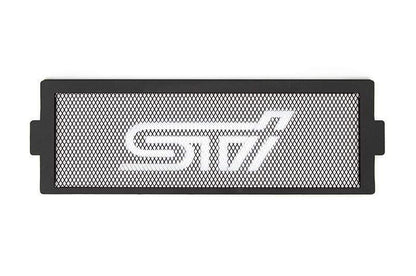 JDMuscle [22-26 WRX, 19+ Ascent, 20+ Outback, 20+ Legacy] Top Mount Intercooler Mesh Guard with WRX/STI Logo-Red/White