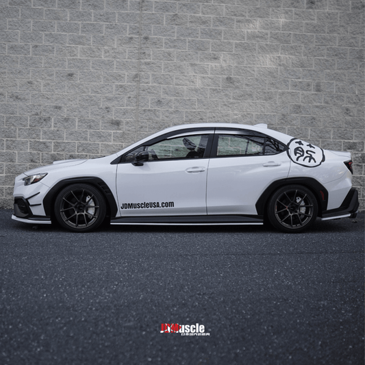 JDMuscle [22-26 WRX] V1 Rain Guards / Window Visors-Paint Matched *Special Order*
