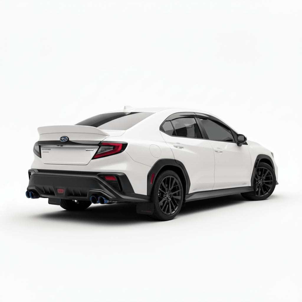 JDMuscle [22-26 WRX] V3 Duck Bill Low Profile Spoiler | Painted Matched