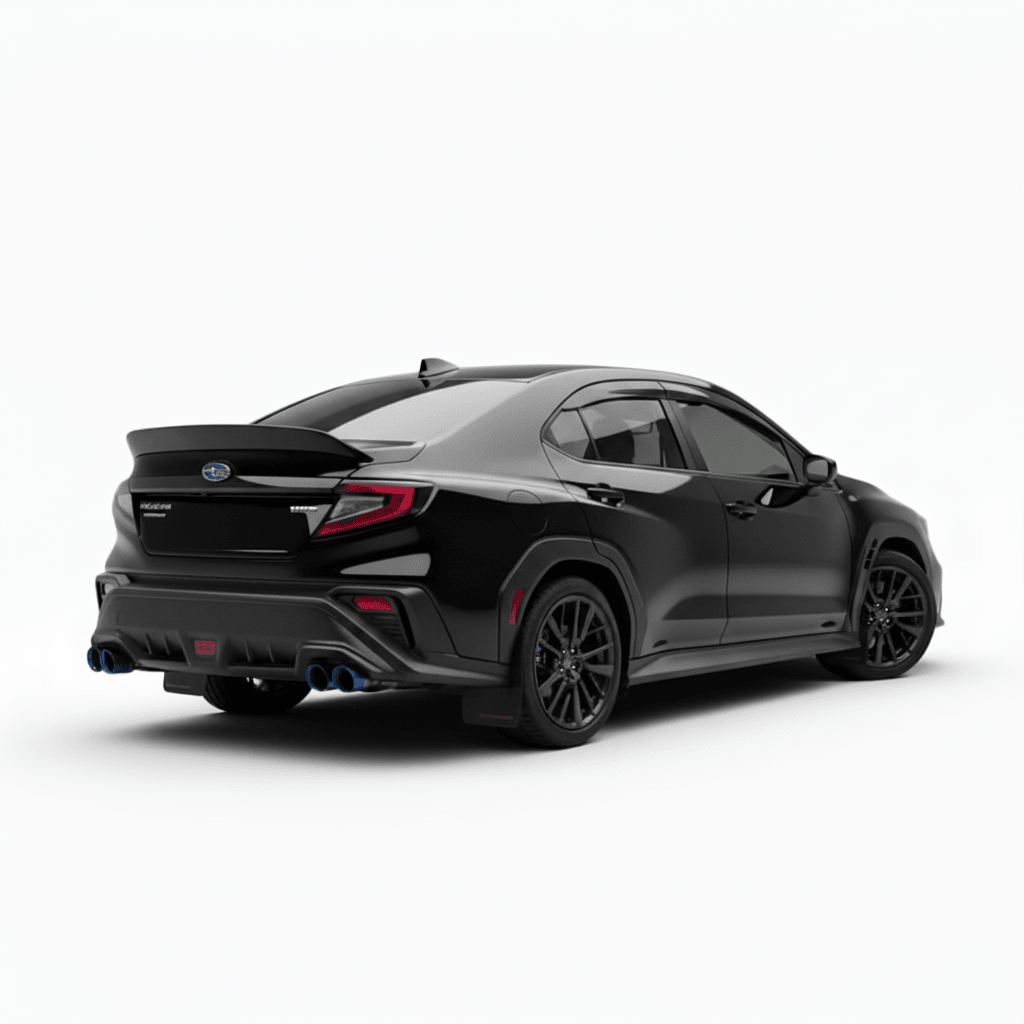 JDMuscle [22-26 WRX] V3 Duck Bill Low Profile Spoiler | Painted Matched