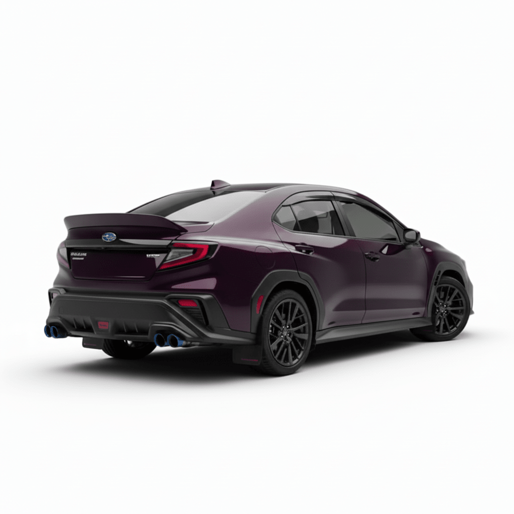JDMuscle [22-26 WRX] V3 Duck Bill Low Profile Spoiler | Painted Matched