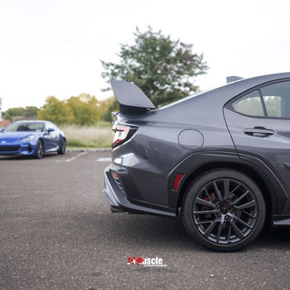 JDMuscle [22-26 WRX] VA STI Style 3-Piece Spoiler-Paint Matched/Gloss Black/ABS *Final Edition