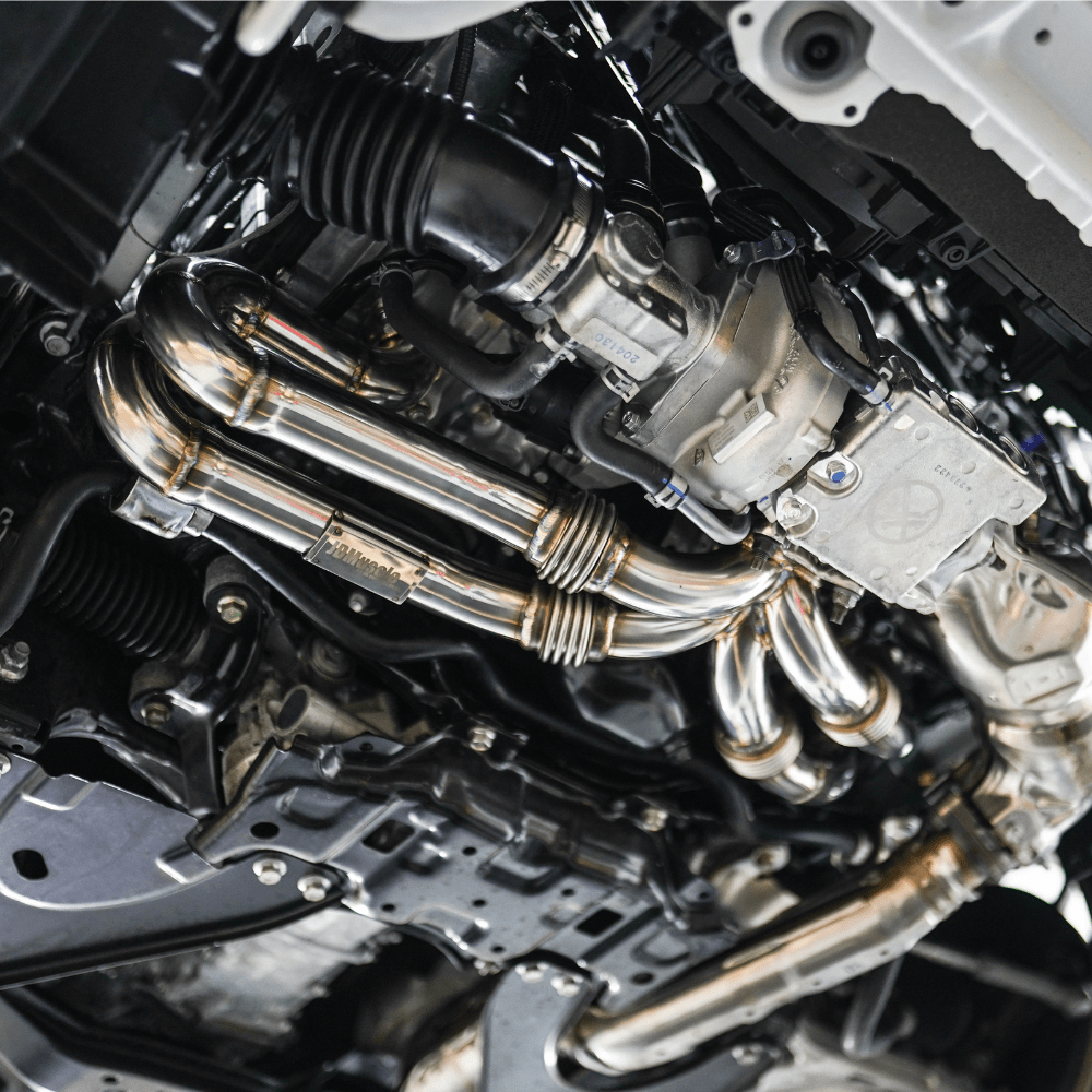 JDMuscle [22-26 WRX] YDYBB Unequal Length Header - MT&CVT