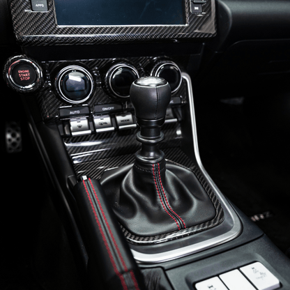 JDMuscle [22+ BRZ/GR86 MT] Pre-preg Carbon Fiber Shifter Trim Cover w/ Gloss Finish
