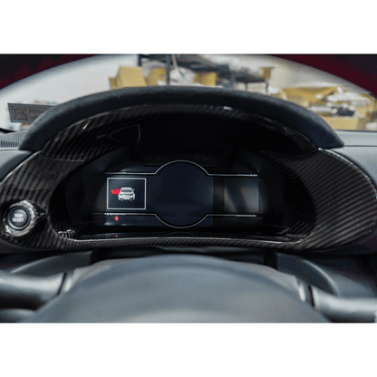 JDMuscle [22+ BRZ/GR86] Pre-preg Carbon Fiber Speedometer/ Cluster Cover w/ Gloss Finish