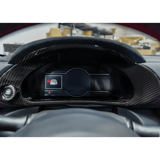 JDMuscle [22+ BRZ/GR86] Pre-preg Carbon Fiber Speedometer/ Cluster Cover w/ Gloss Finish