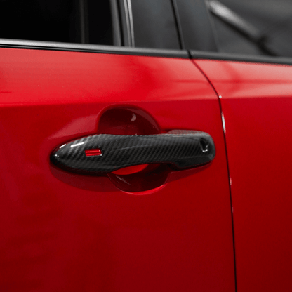 JDMuscle [23-24 GR Corolla, 19+ Hatch] Carbon Fiber Door Handle Covers (4PC)