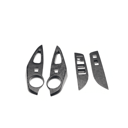 JDMuscle [23-26 GR Corolla] Carbon Fiber Window Switches (Front & Rear 4 PCS)