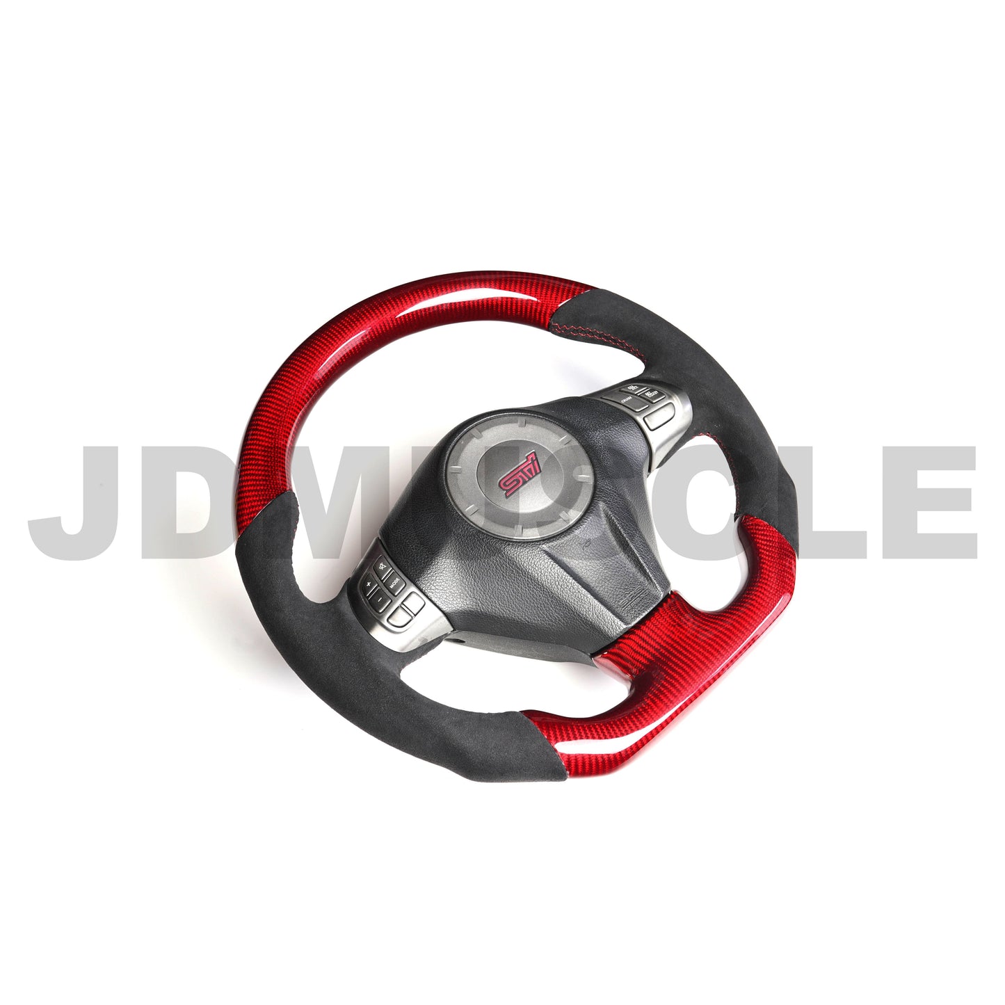 JDMuscle 08-14 WRX/STI Custom Carbon Fiber Steering Wheel