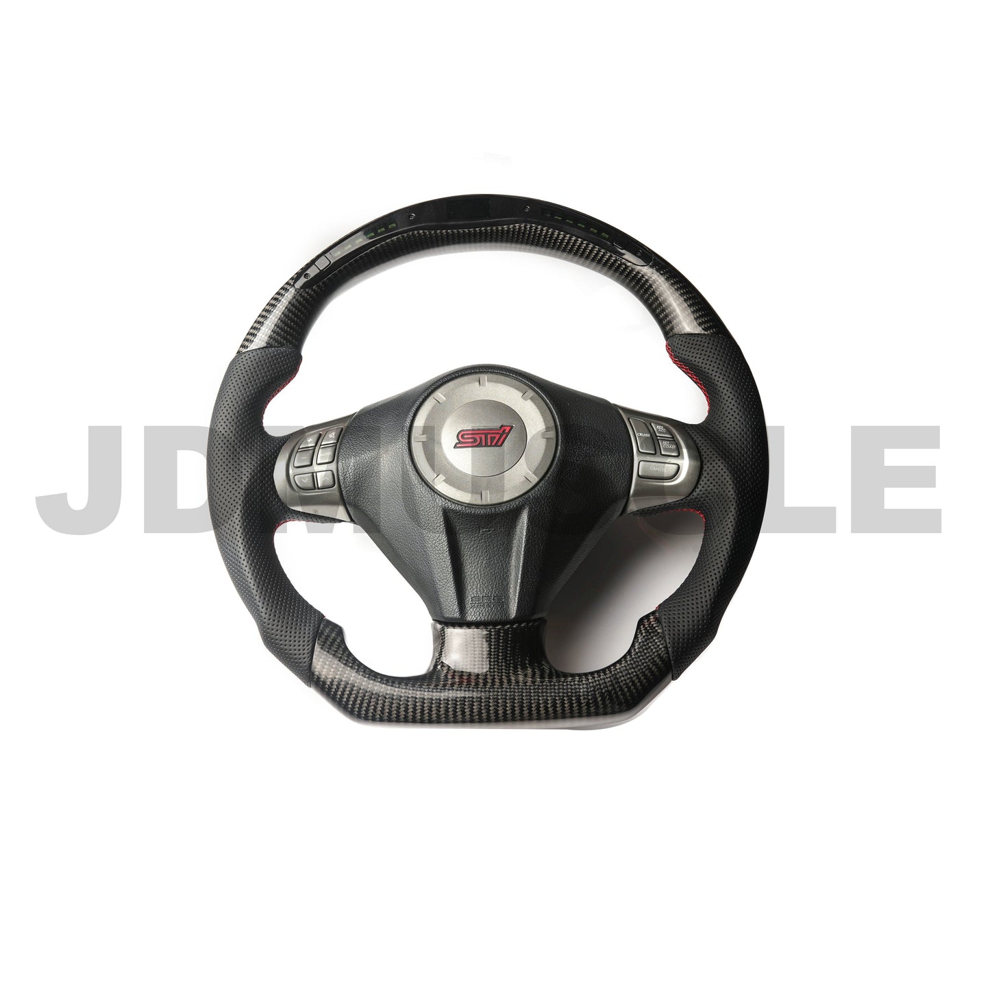 JDMuscle 08-14 WRX/STI Custom Carbon Fiber Steering Wheel