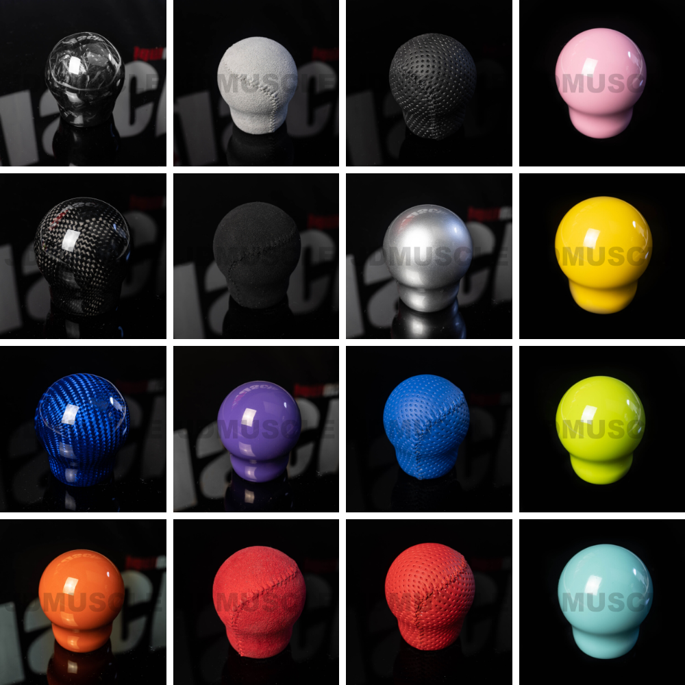 JDMuscle Customized Weighted Shift Knob - Carbon/Leather/Alcantara/Paint-Matched