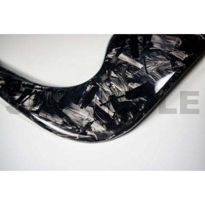 JDMuscle Forged Carbon Fiber Hood Scoop Trim Cover - 2015+WRX/STI