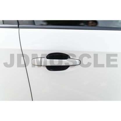 JDMuscle 15-21 Subaru WRX/STI Tanso Carbon Fiber Door Bowl Trim Covers