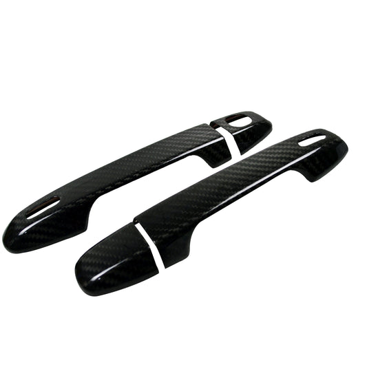 JDMuscle Tanso Carbon Fiber Door Handle Covers - FR-S/BRZ