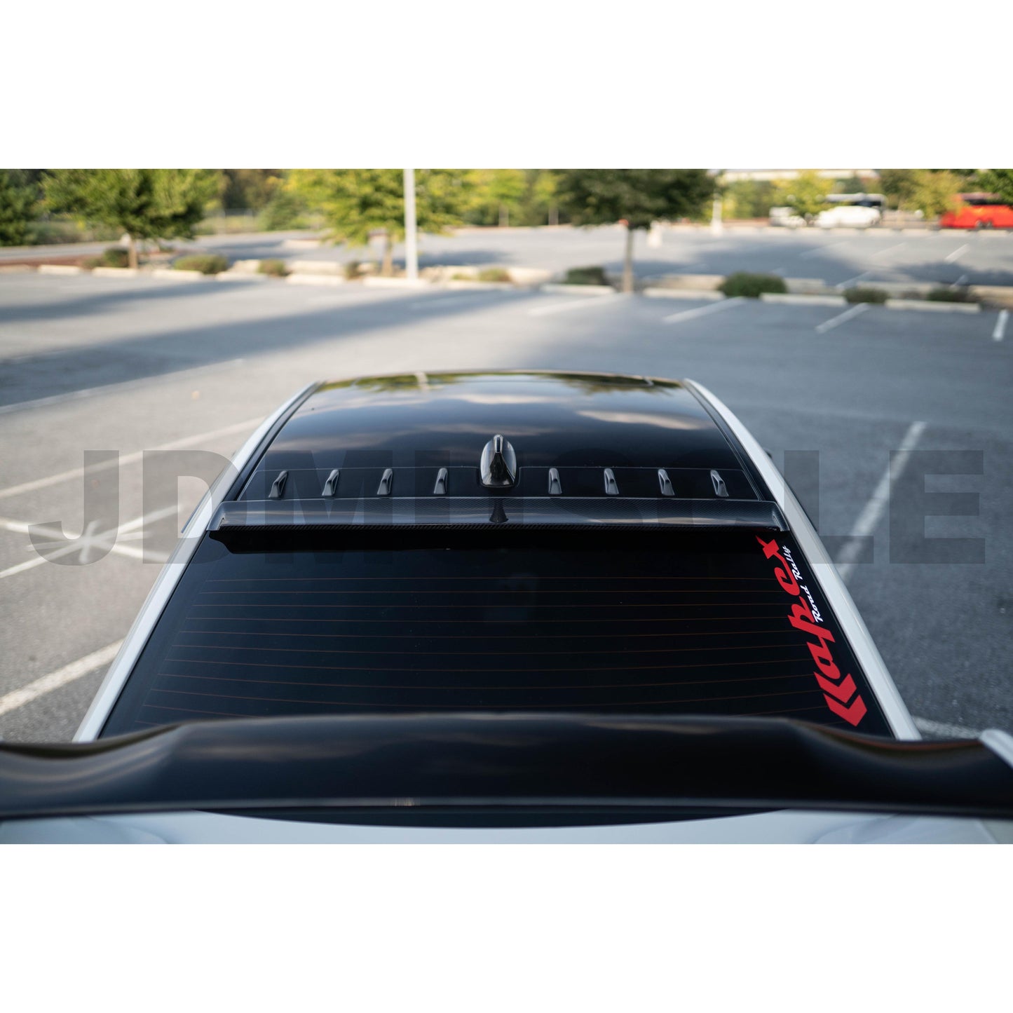 JDMuscle [15-21 WRX/STI] Carbon Fiber Roof Spoiler V1
