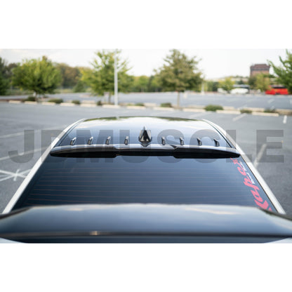 JDMuscle [15-21 WRX/STI] Carbon Fiber Roof Spoiler V2