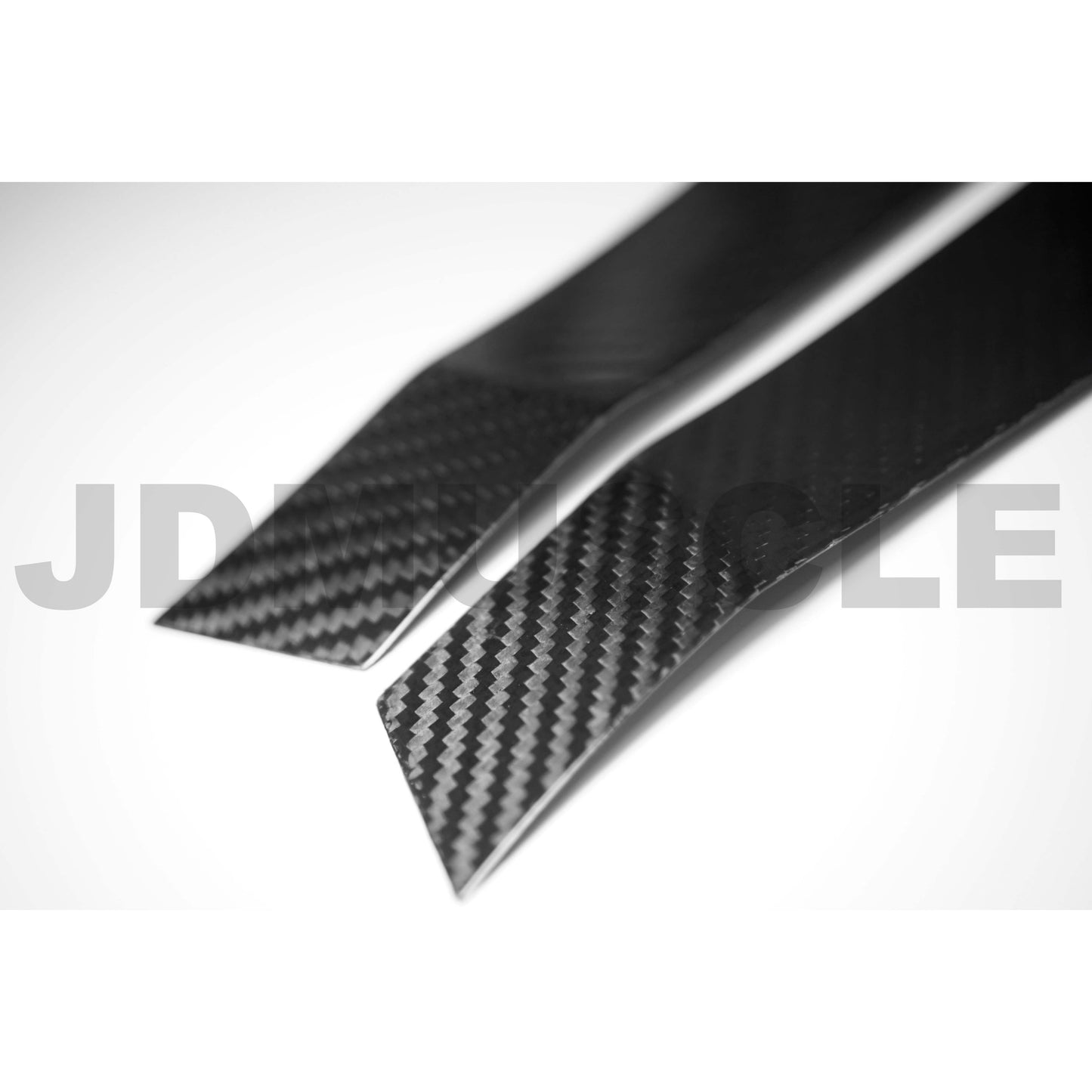 JDMuscle [15-21 WRX/STI] Tanso Carbon Fiber Fender Side Vent Covers w/ Gloss Finish