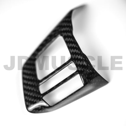 JDMuscle [19+ WRX MT/STI] Tanso Carbon Fiber Steering Wheel Covers