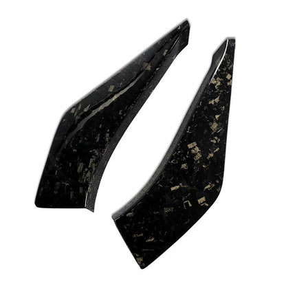 JDMuscle Tanso Carbon Fiber VS Style Canards  - 2020+ Toyota Supra w/ stock bumper