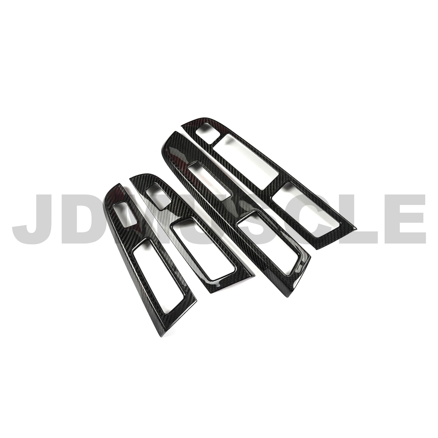 JDMuscle [15-16 WRX/STI] Pre-Preg Carbon Fiber Window Switch Cover *Clearance*No Returns*