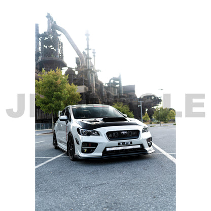 JDMuscle Tanso Carbon Fiber/Painted Canards V1 - 2015+ WRX/STI