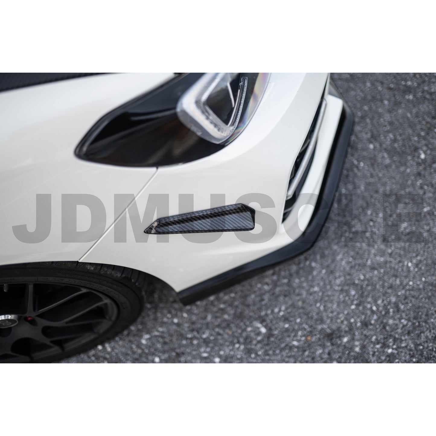 JDMuscle Tanso Carbon Fiber/Painted Canards V1 - 2015+ WRX/STI