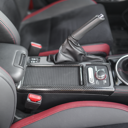 JDMuscle [15-21 STI] Pre-preg Carbon Fiber Cup Holder Cover