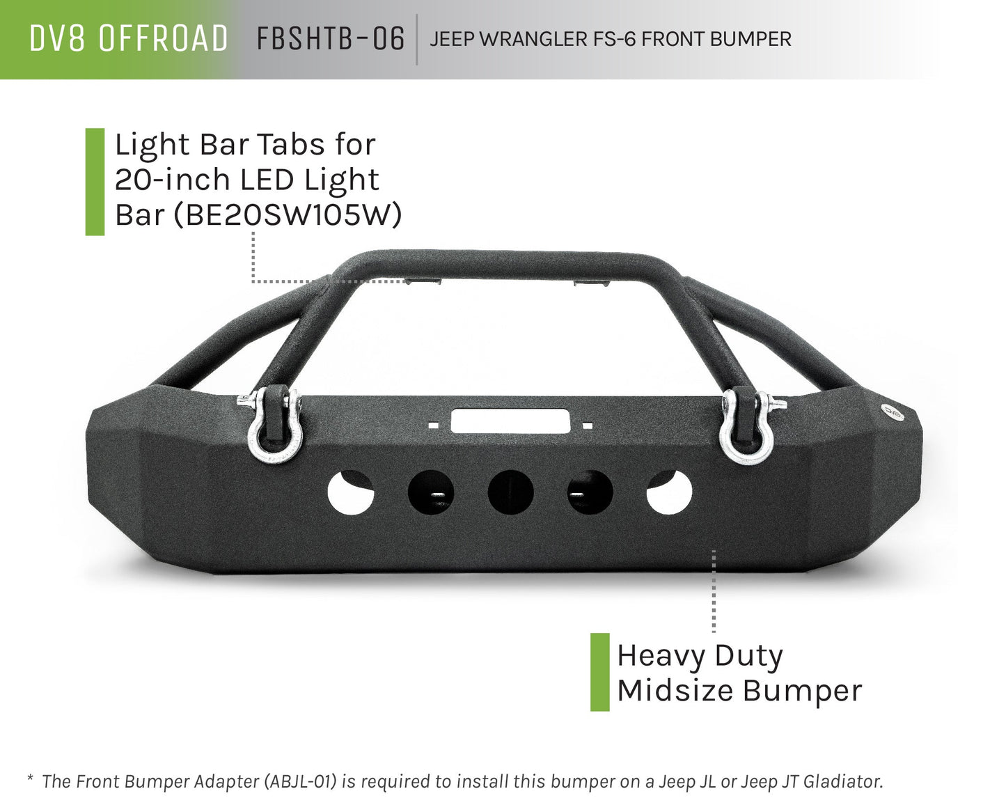 FS-6 Front Bumper Infographic