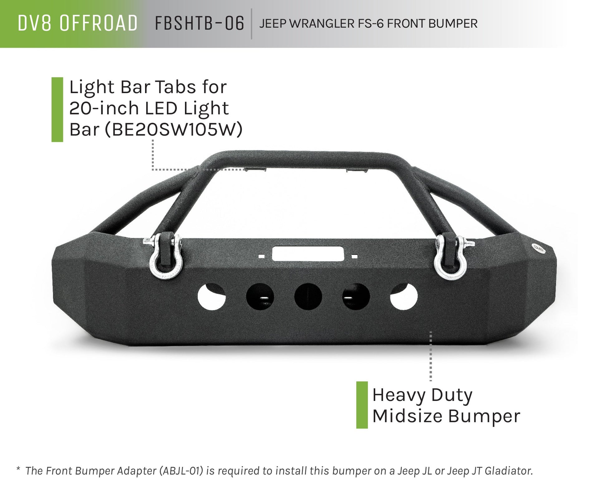 FS-6 Front Bumper Infographic