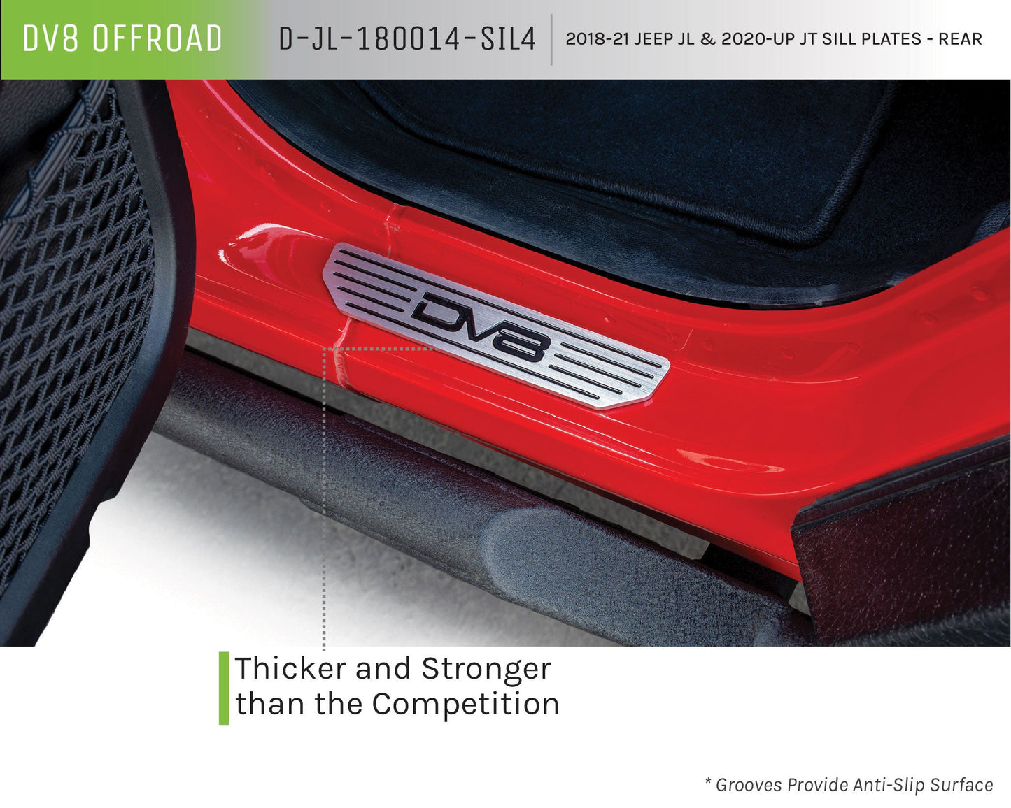 Jeep JL & JT Rear Sill Plates Infographic