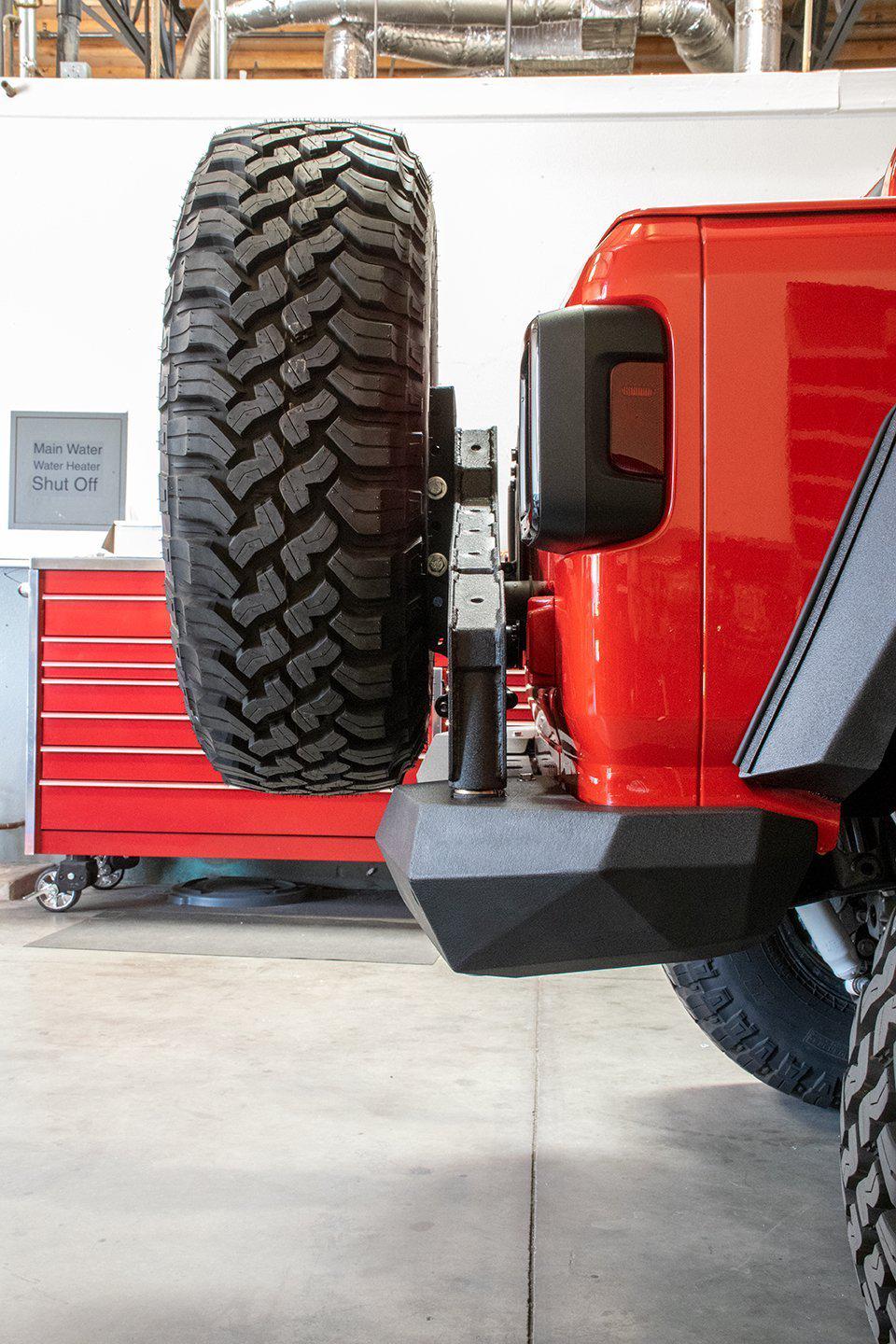 Jeep JL Rear Bumper and Tire Carrier (RBJL-02)-DV8 Offroad