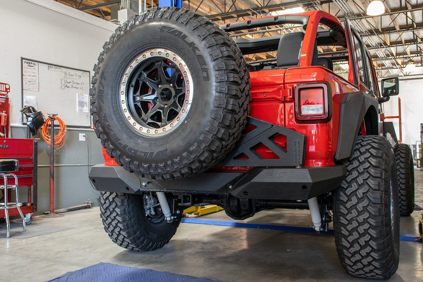 Jeep JL Rear Bumper and Tire Carrier (RBJL-02)-DV8 Offroad