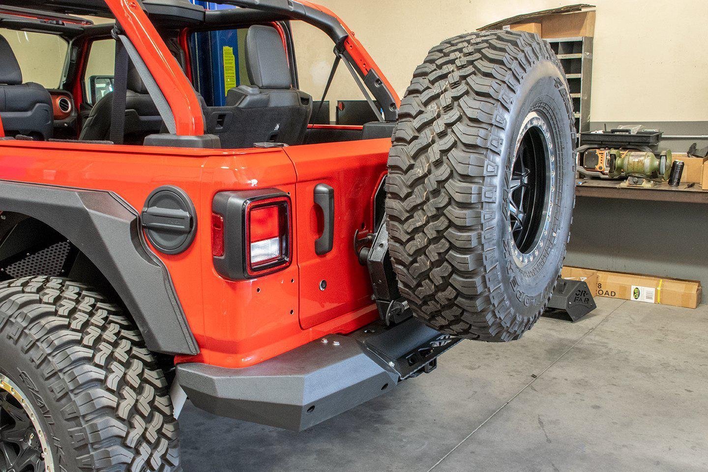 Jeep JL Rear Bumper and Tire Carrier (RBJL-02)-DV8 Offroad