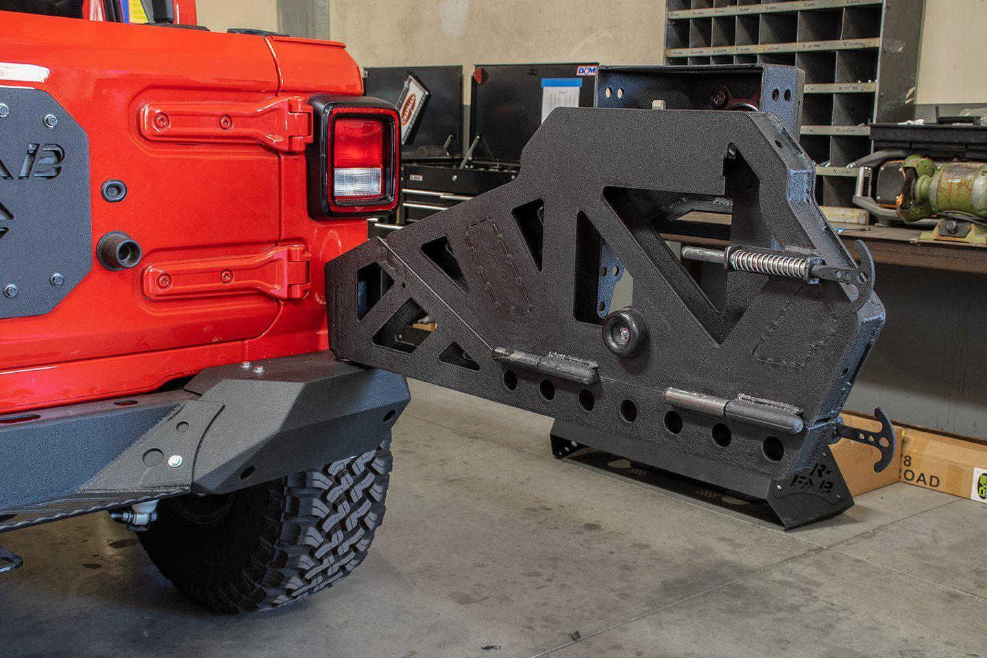 Jeep JL Rear Bumper and Tire Carrier (RBJL-02)-DV8 Offroad