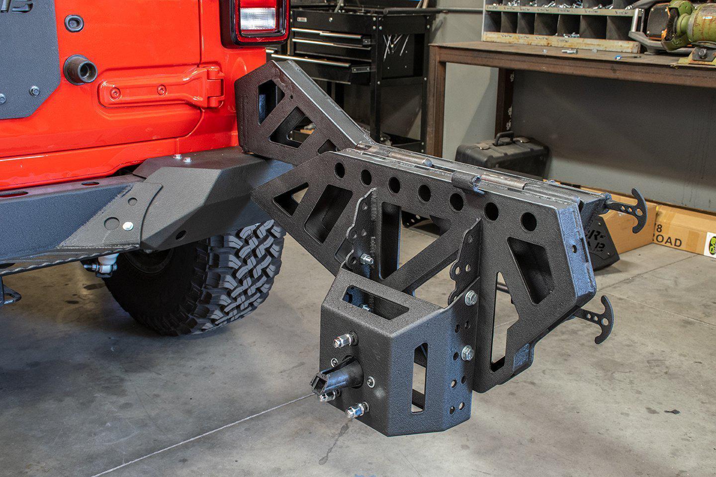 Jeep JL Rear Bumper and Tire Carrier (RBJL-02)-DV8 Offroad