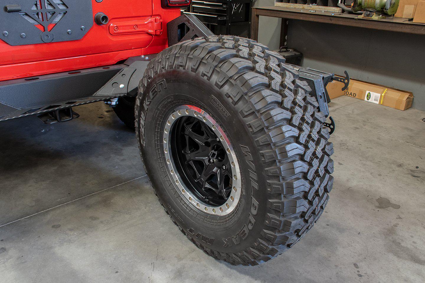 Jeep JL Rear Bumper and Tire Carrier (RBJL-02)-DV8 Offroad