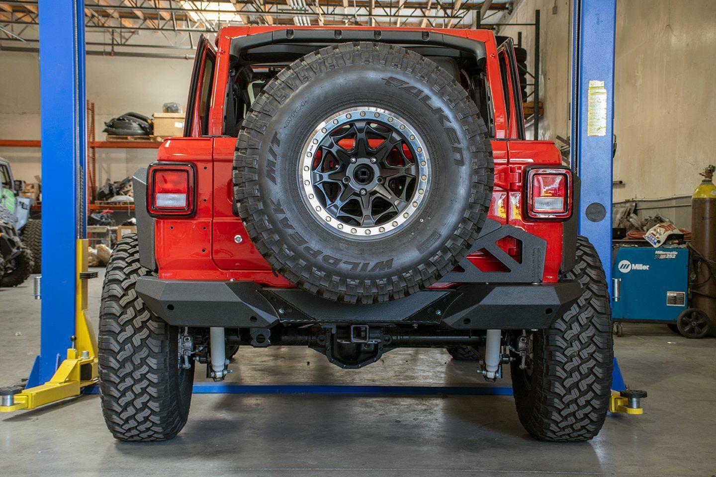 Jeep JL Rear Bumper and Tire Carrier (RBJL-02)-DV8 Offroad