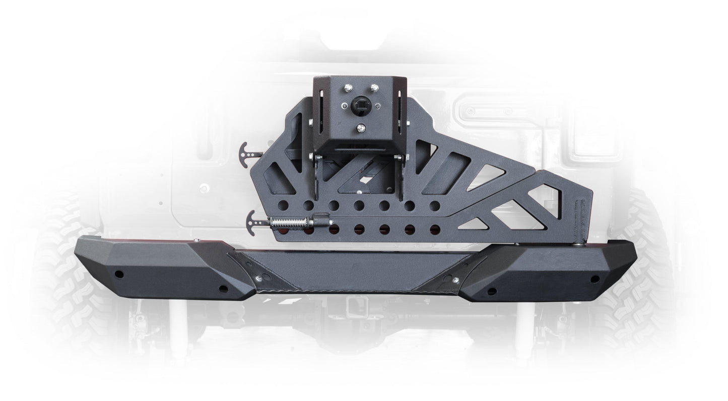 Jeep JL Rear Bumper and Tire Carrier (RBJL-02)-DV8 Offroad